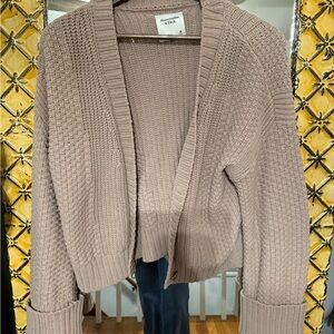 Abercrombie & Fitch Women's Beige Cardigan